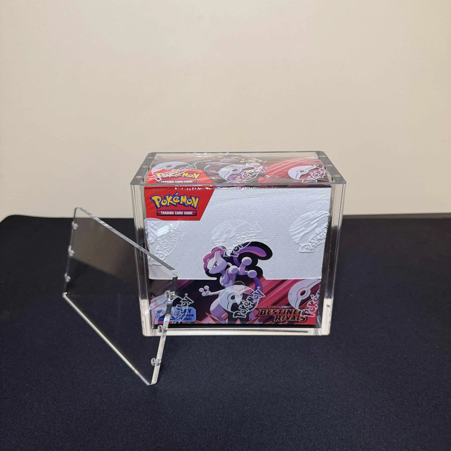 Acrylic Display Case for Pokemon English Booster Box with Magnetic Lid The Whale Vault