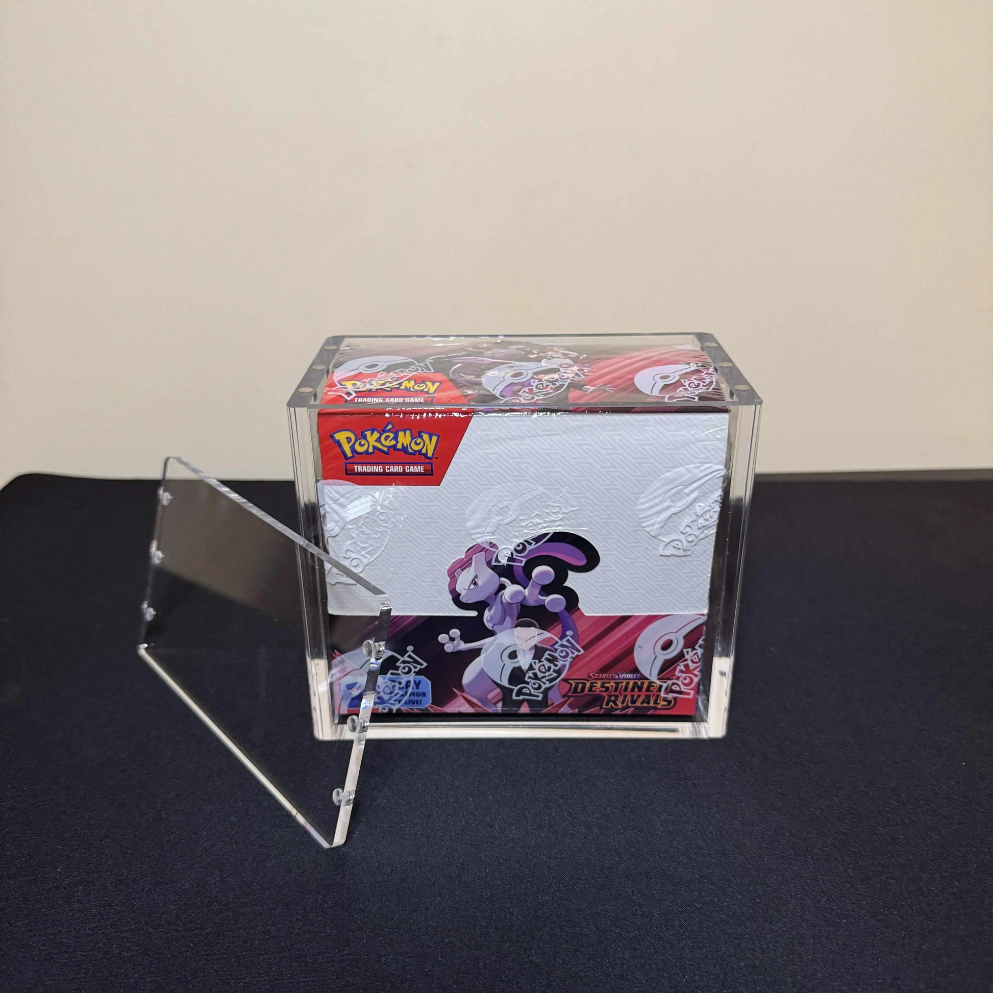 Acrylic Display Case for Pokemon English Booster Box with Magnetic Lid The Whale Vault