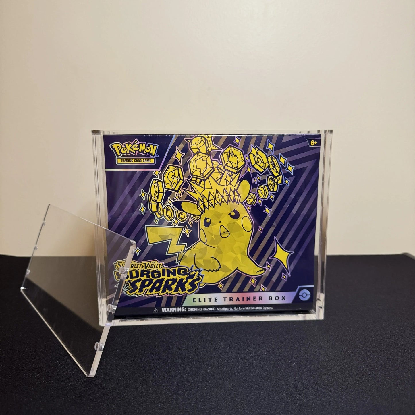 Acrylic Display Case for Pokemon English Elite Trainer Box ETB with Magnetic Lid The Whale Vault