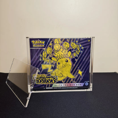 Acrylic Display Case for Pokemon English Elite Trainer Box ETB with Magnetic Lid The Whale Vault