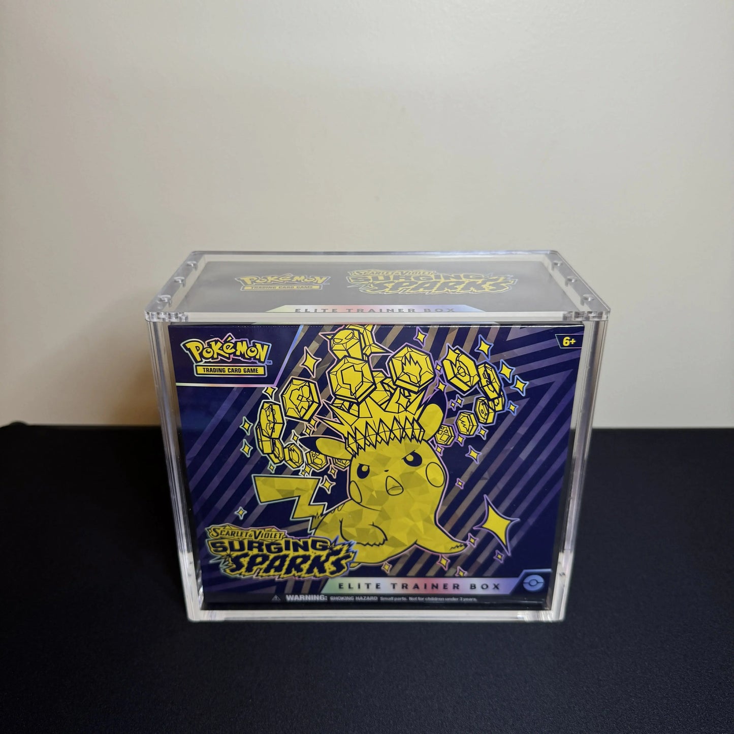 Acrylic Display Case for Pokemon English Elite Trainer Box ETB with Magnetic Lid The Whale Vault