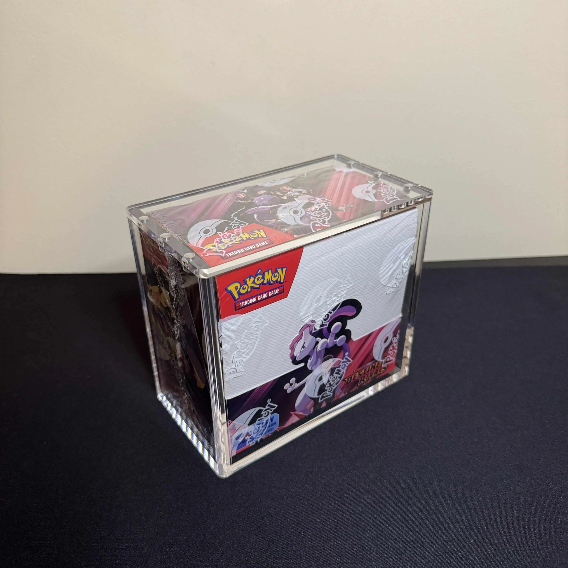 Acrylic Display Case for Pokemon English Booster Box with Magnetic Lid The Whale Vault