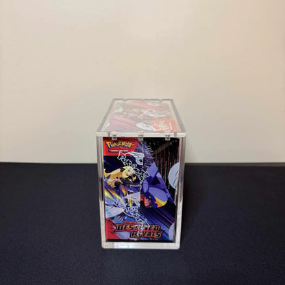 Acrylic Display Case for Pokemon English Booster Box with Magnetic Lid The Whale Vault